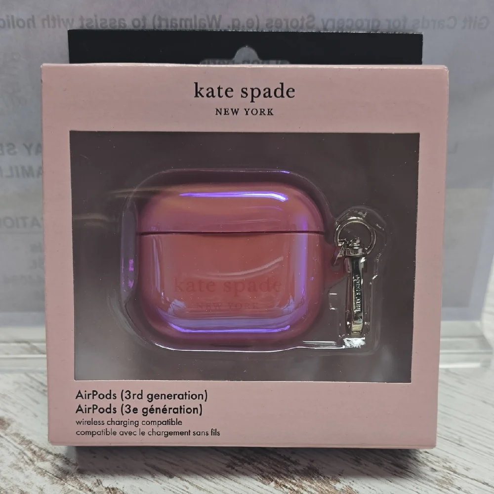 Kate Spade Iridescent Pink AirPods Case